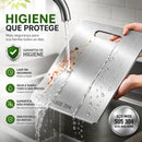 Tábua Titanium Pro™ em Aço Inox 304 — Antibacteriana, Dupla Face e Livre de Microplásticos