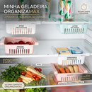 Kit 4 Unidades OrganizaMax - O Sistema Completo de Organização Inteligente para sua Geladeira