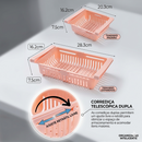Kit 4 Unidades OrganizaMax - O Sistema Completo de Organização Inteligente para sua Geladeira